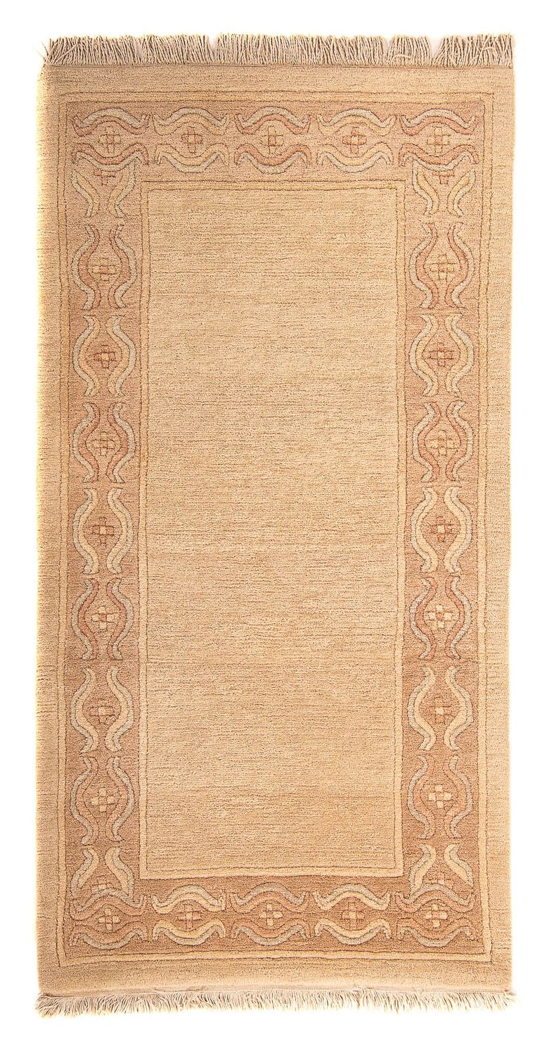 Loper Nepal tapijt - 176 x 91 cm - beige