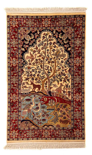 Oosters tapijt - Indus - 157 x 93 cm - veelkleurig