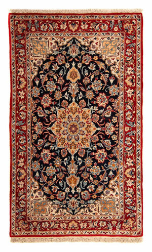 Loper Perzisch tapijt - Isfahan - Premium - 175 x 100 cm - donkerblauw