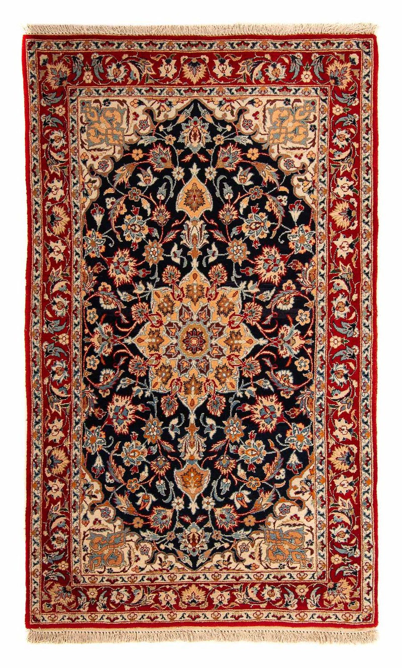 Loper Perzisch tapijt - Isfahan - Premium - 175 x 100 cm - donkerblauw