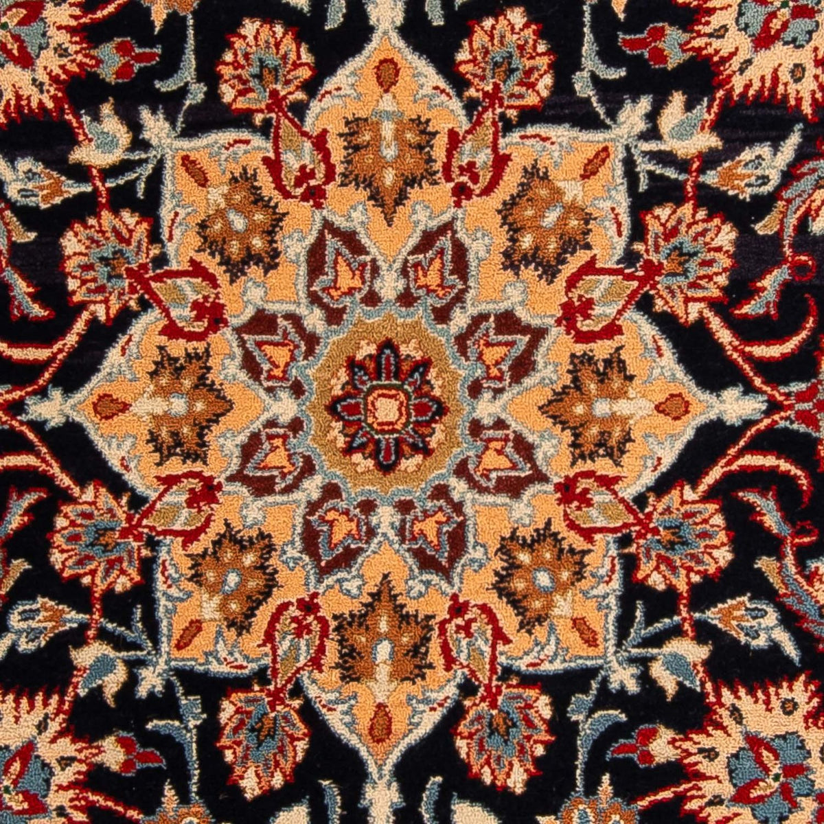 Loper Perzisch tapijt - Isfahan - Premium - 175 x 100 cm - donkerblauw
