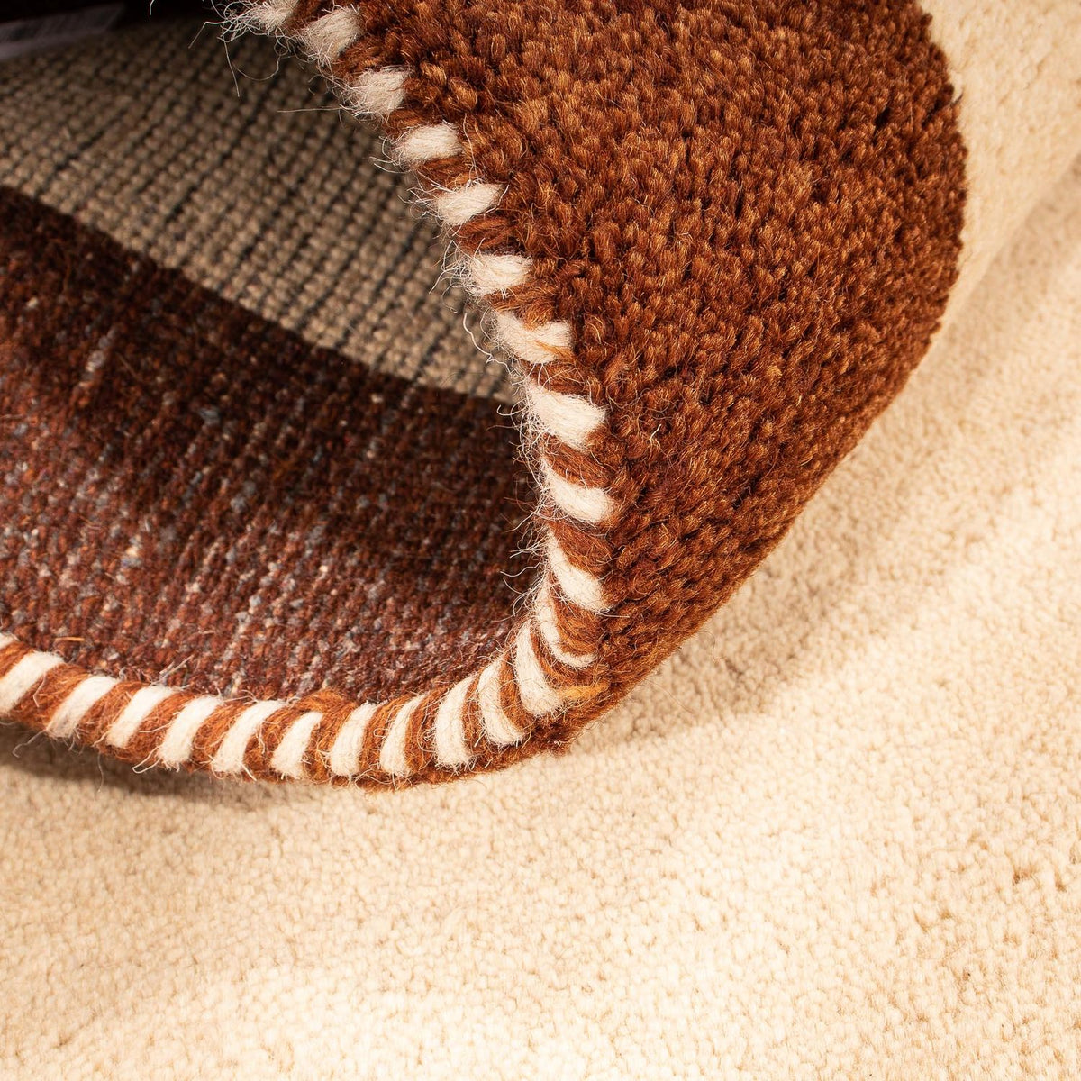 Gabbeh tapijt - Indus - 142 x 69 cm - beige