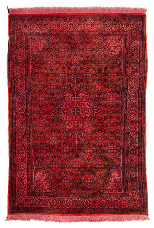 Perzisch tapijt - Bijar - 176 x 113 cm - licht rood
