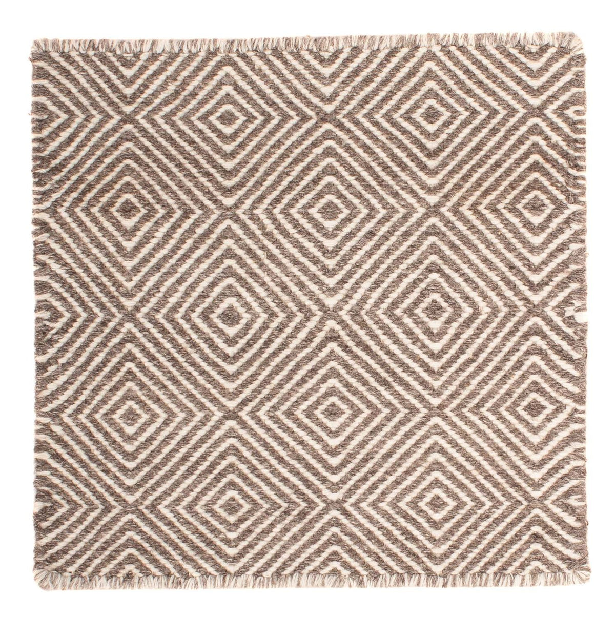 Kelim tapijt - Trendy vierkant  - 45 x 45 cm - veelkleurig