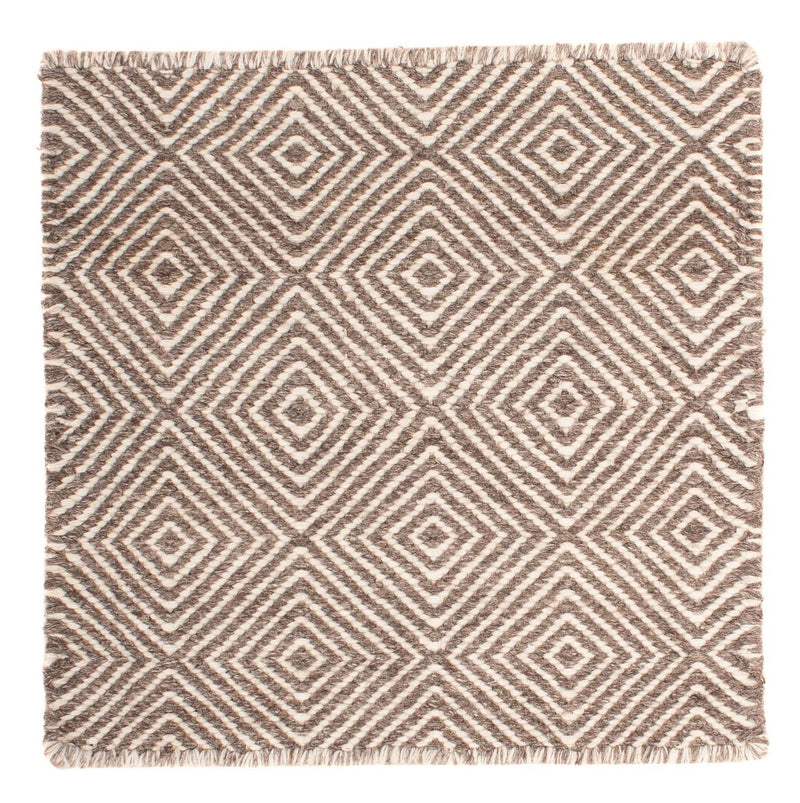 Kelim tapijt - Trendy vierkant  - 45 x 45 cm - veelkleurig