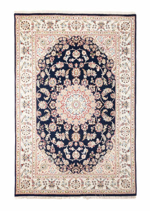 Oosters tapijt - Nain - Indus - 200 x 134 cm - donkerblauw