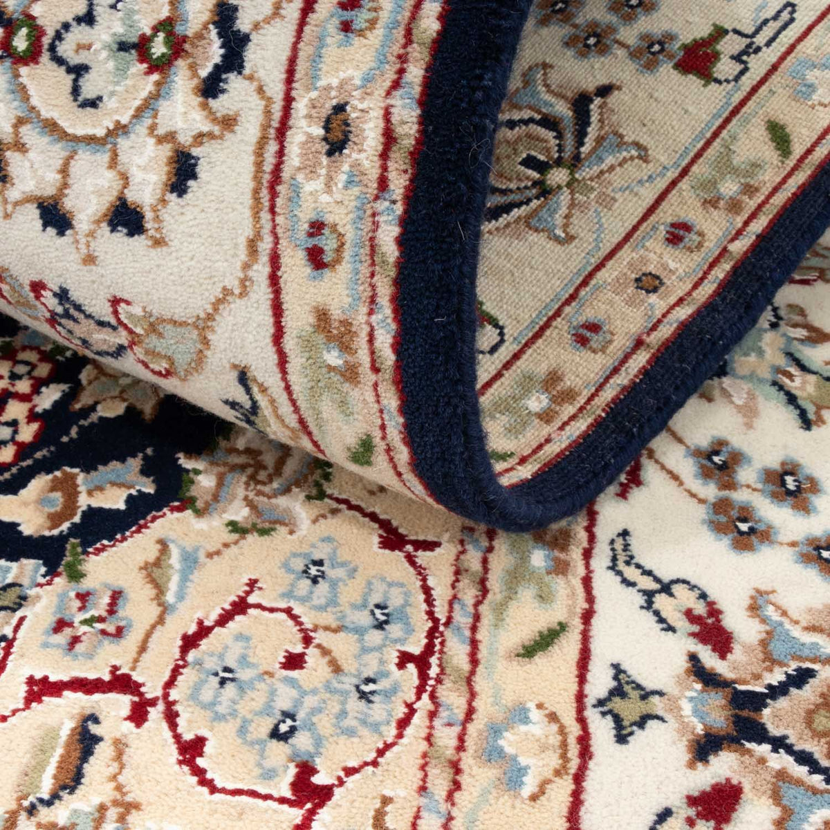 Oosters tapijt - Nain - Indus - 200 x 134 cm - donkerblauw