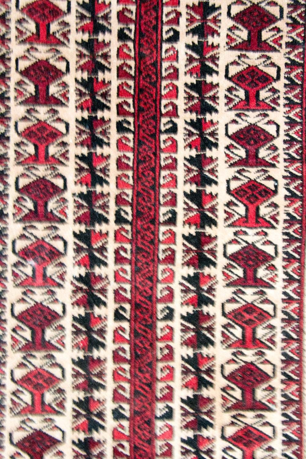 Baluch tapijt - 129 x 93 cm - rood