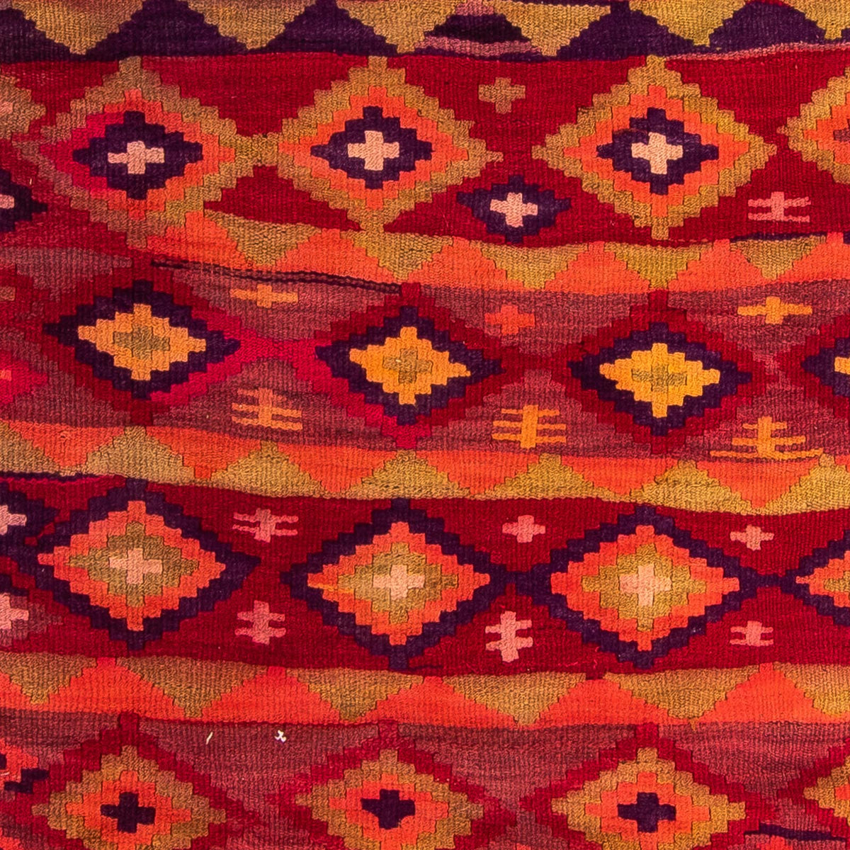 Loper Kelim tapijt - Oud - 285 x 145 cm - veelkleurig