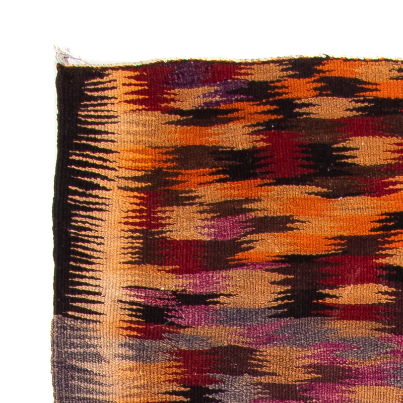 Loper Kelim tapijt - Oud - 305 x 105 cm - veelkleurig