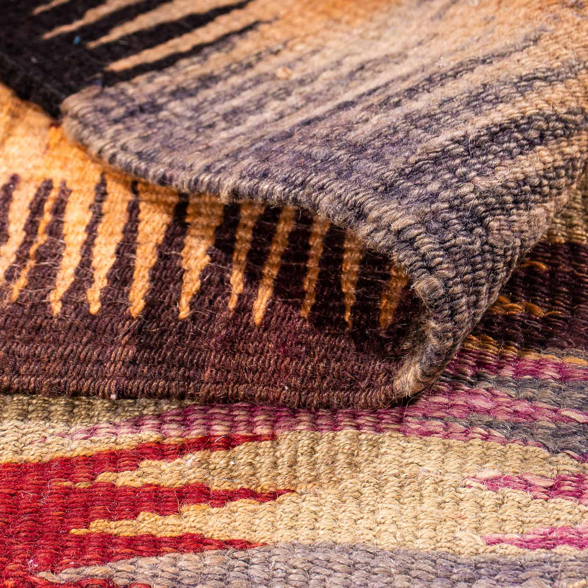 Loper Kelim tapijt - Oud - 305 x 105 cm - veelkleurig