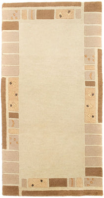 Nepal tapijt - 140 x 70 cm - beige