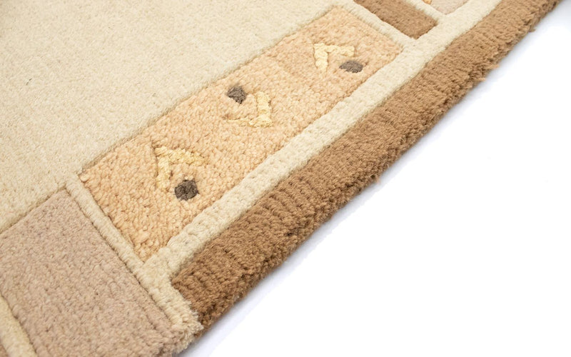 Nepal tapijt - 140 x 70 cm - beige