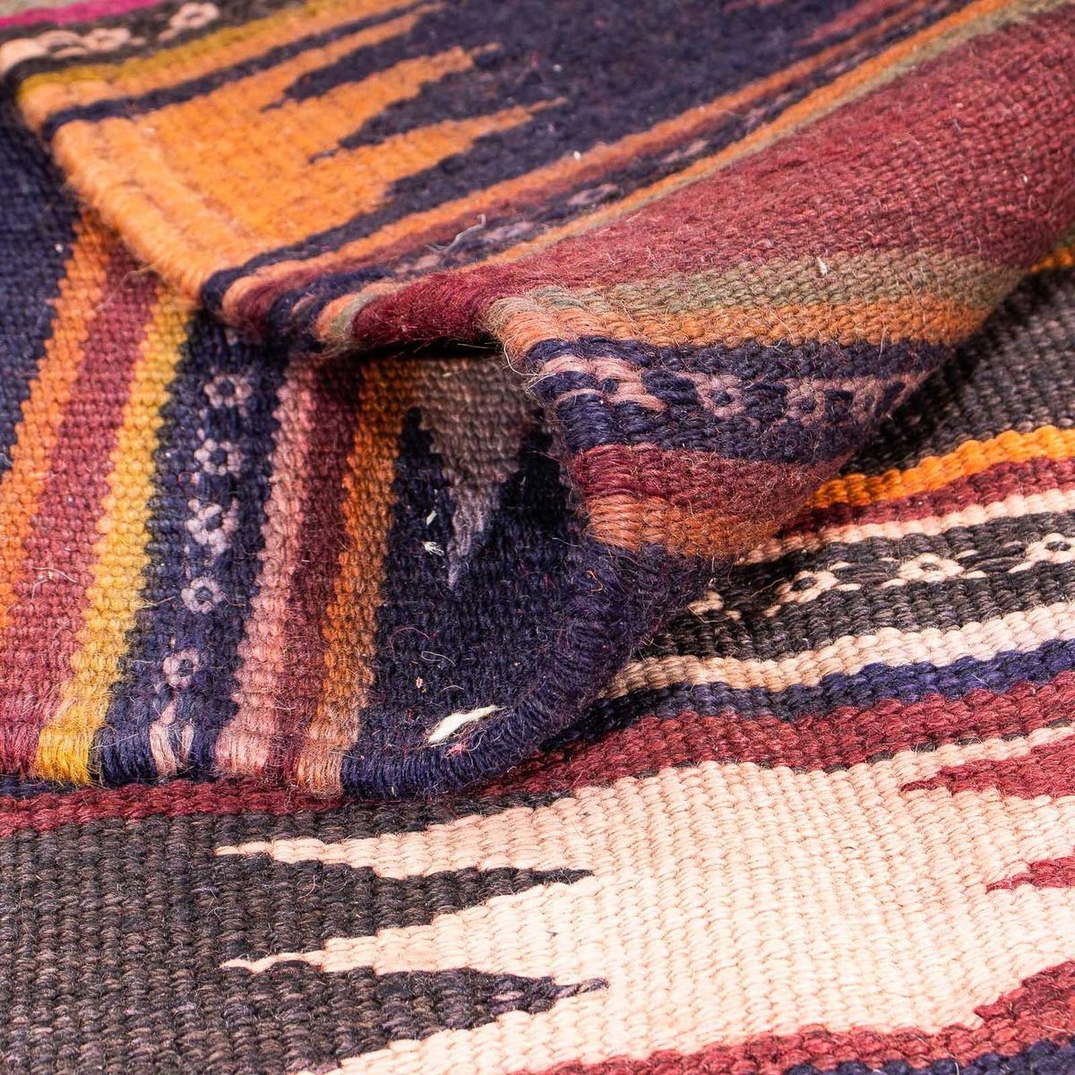 Kelim tapijt - Oud - 260 x 195 cm - veelkleurig