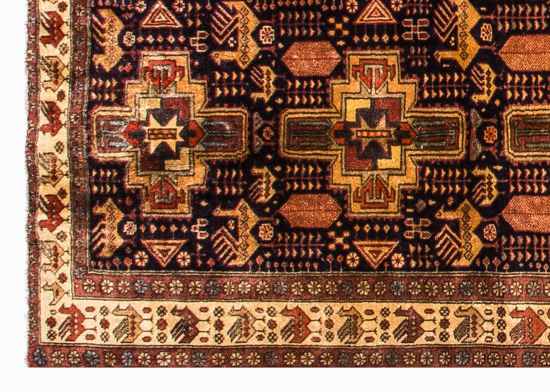 Loper Perzisch Tapijt - Nomadisch - 326 x 98 cm - donkerblauw