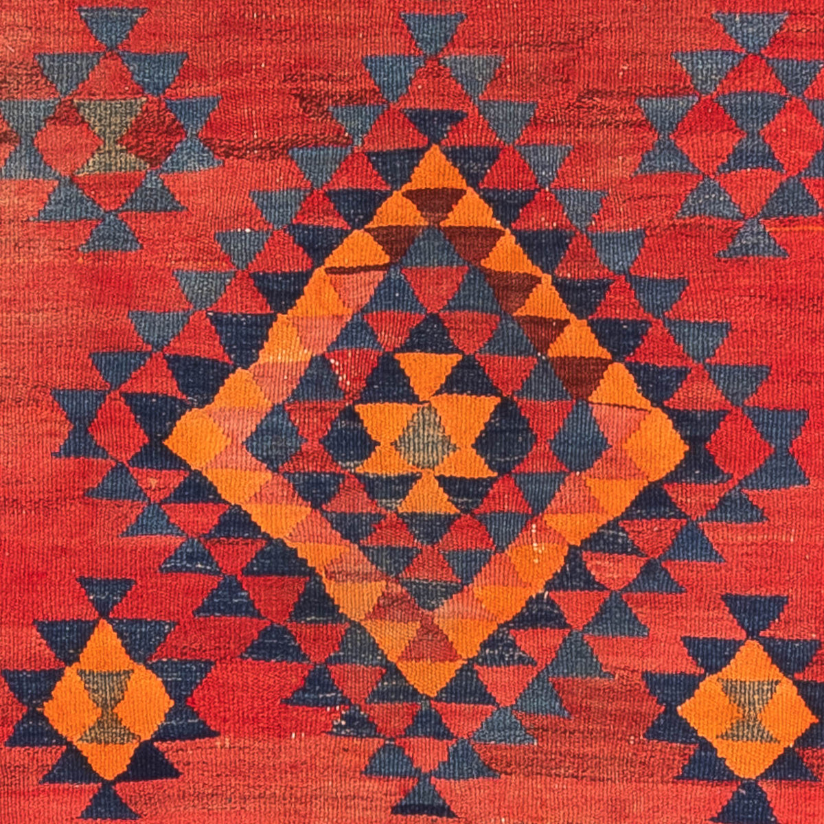 Loper Kelim tapijt - Oud - 220 x 195 cm - veelkleurig