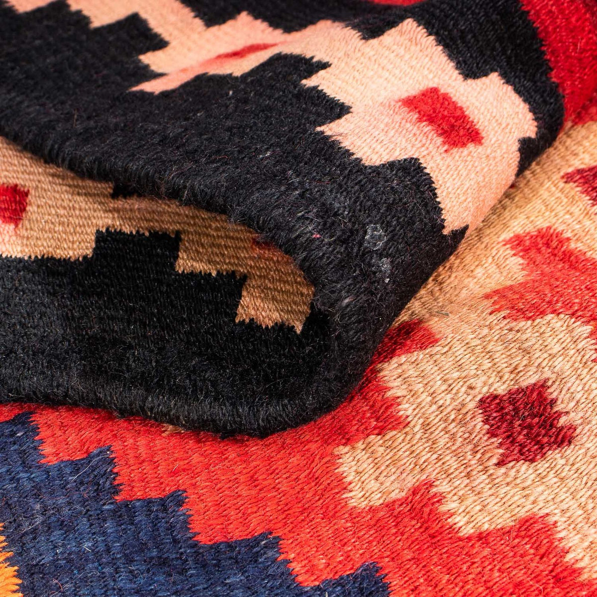 Loper Kelim tapijt - Oud - 285 x 100 cm - veelkleurig