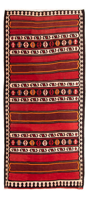 Loper Kelim tapijt - Oud - 330 x 150 cm - veelkleurig