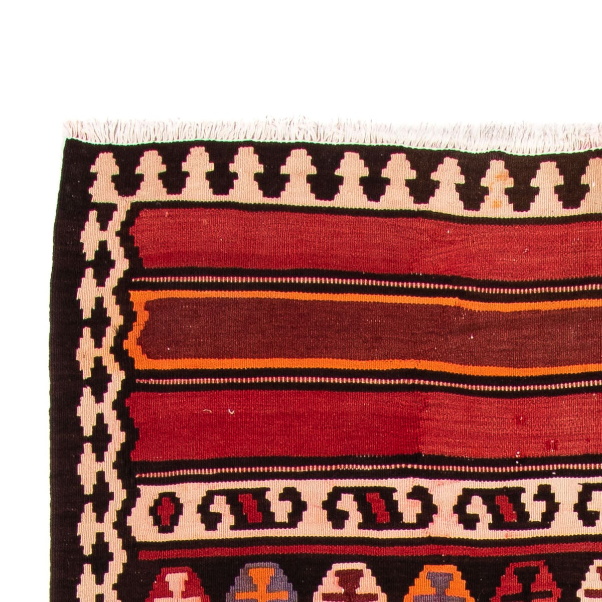 Loper Kelim tapijt - Oud - 330 x 150 cm - veelkleurig