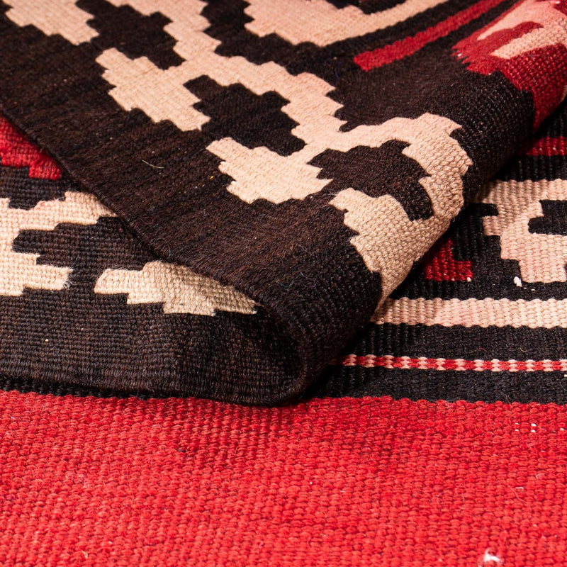 Loper Kelim tapijt - Oud - 330 x 150 cm - veelkleurig