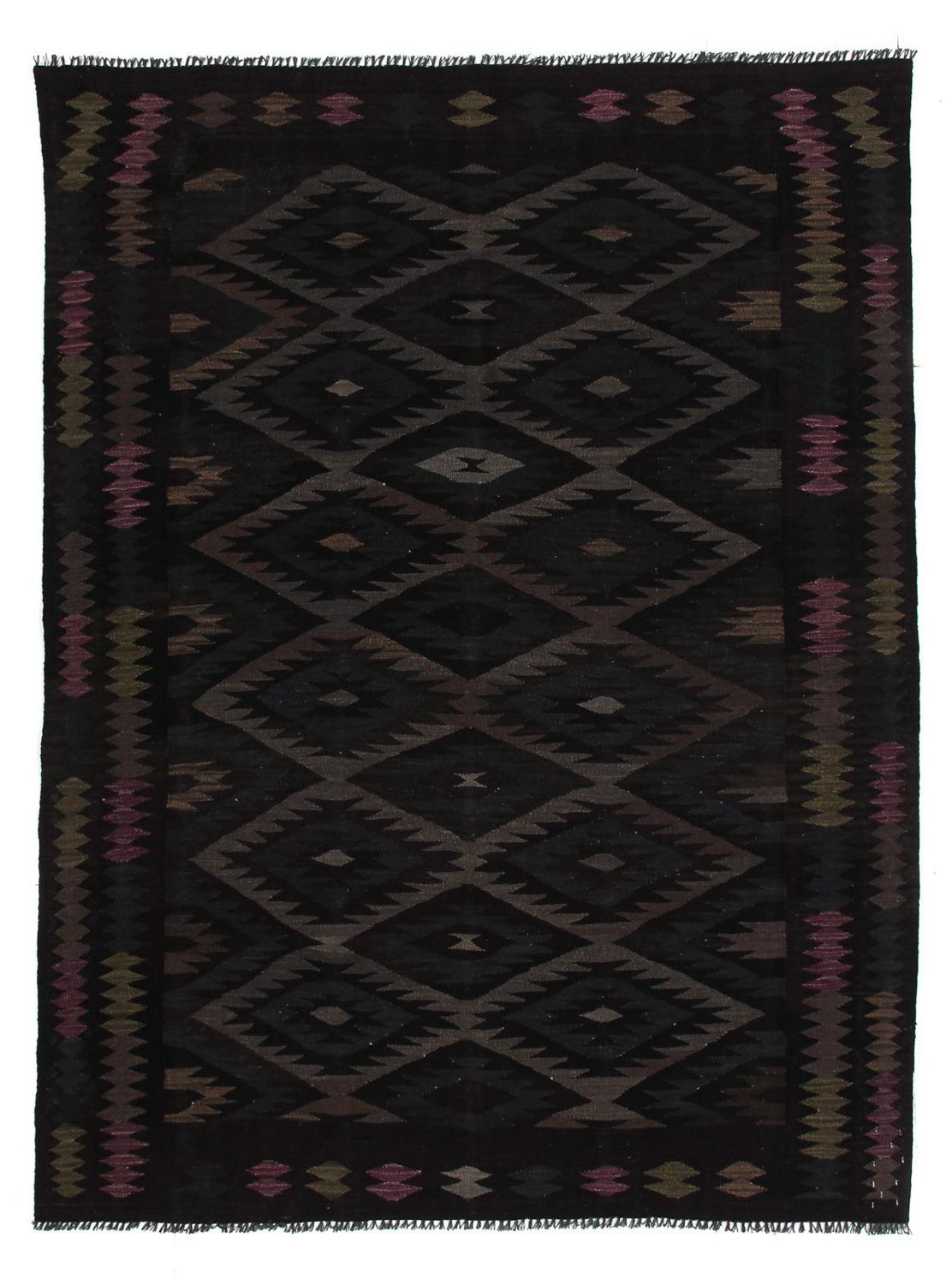 Kelim tapijt - Splash - 230 x 168 cm - veelkleurig