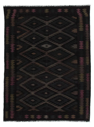 Kelim tapijt - Splash - 230 x 168 cm - veelkleurig