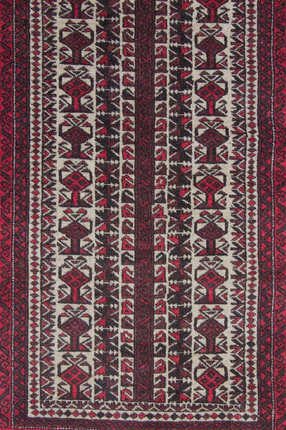 Baluch tapijt - 146 x 94 cm - rood