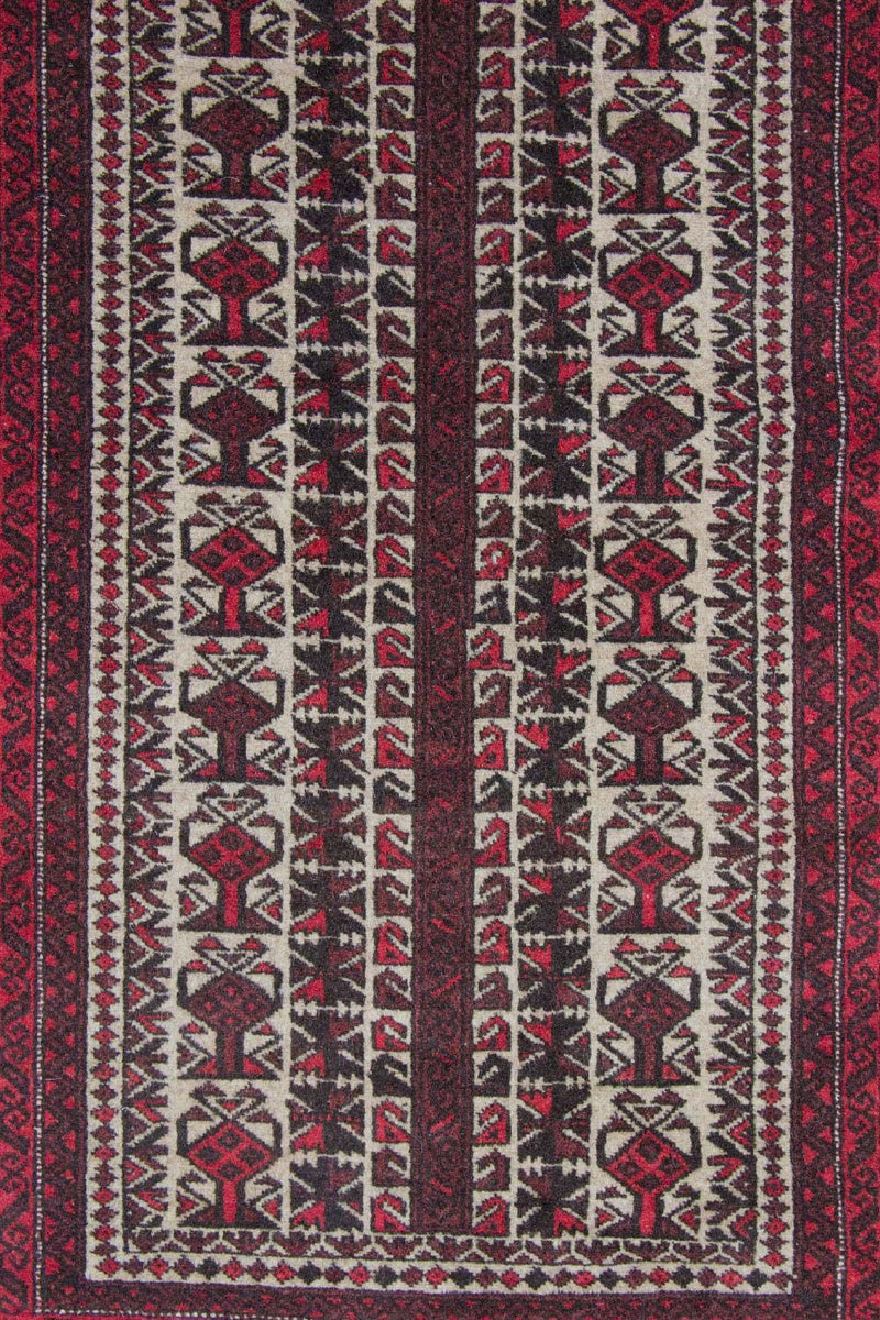 Baluch tapijt - 146 x 94 cm - rood