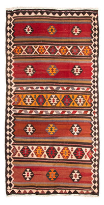 Loper Kelim tapijt - Oud - 300 x 160 cm - veelkleurig