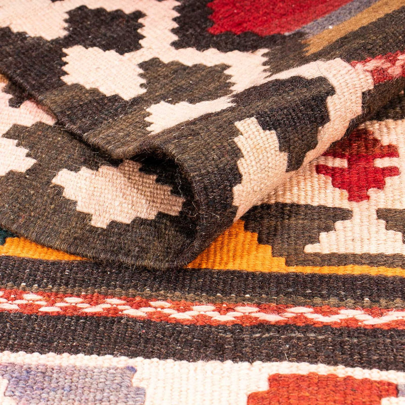 Loper Kelim tapijt - Oud - 300 x 160 cm - veelkleurig