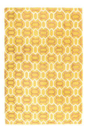 Wollen tapijt - 260 x 180 cm - geel