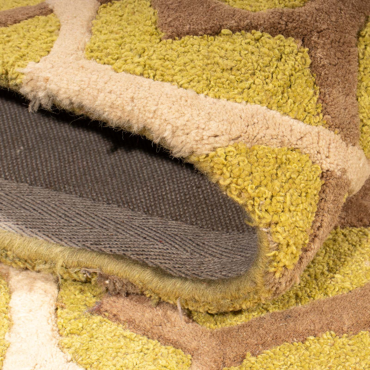 Wollen tapijt - 260 x 180 cm - geel