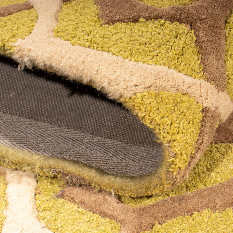 Wollen tapijt - 260 x 180 cm - geel