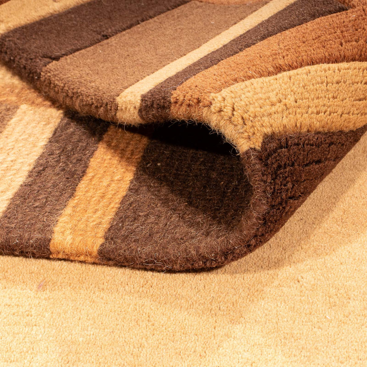 Nepal tapijt - 194 x 142 cm - bruin