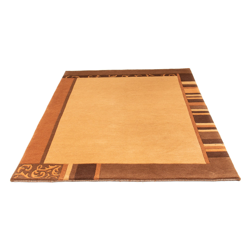 Nepal tapijt - 194 x 142 cm - bruin