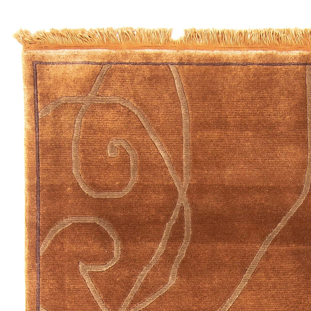 Nepal tapijt - 207 x 142 cm - bruin