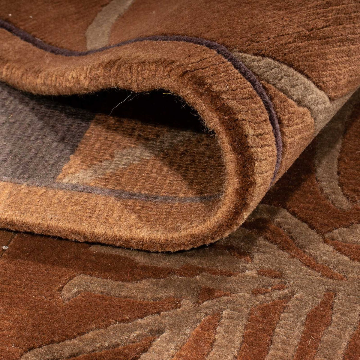 Nepal tapijt - 207 x 142 cm - bruin