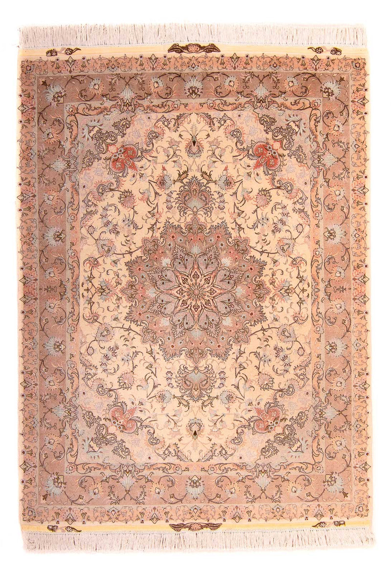 Perzisch tapijt - Tabriz - Premium - 200 x 152 cm - beige