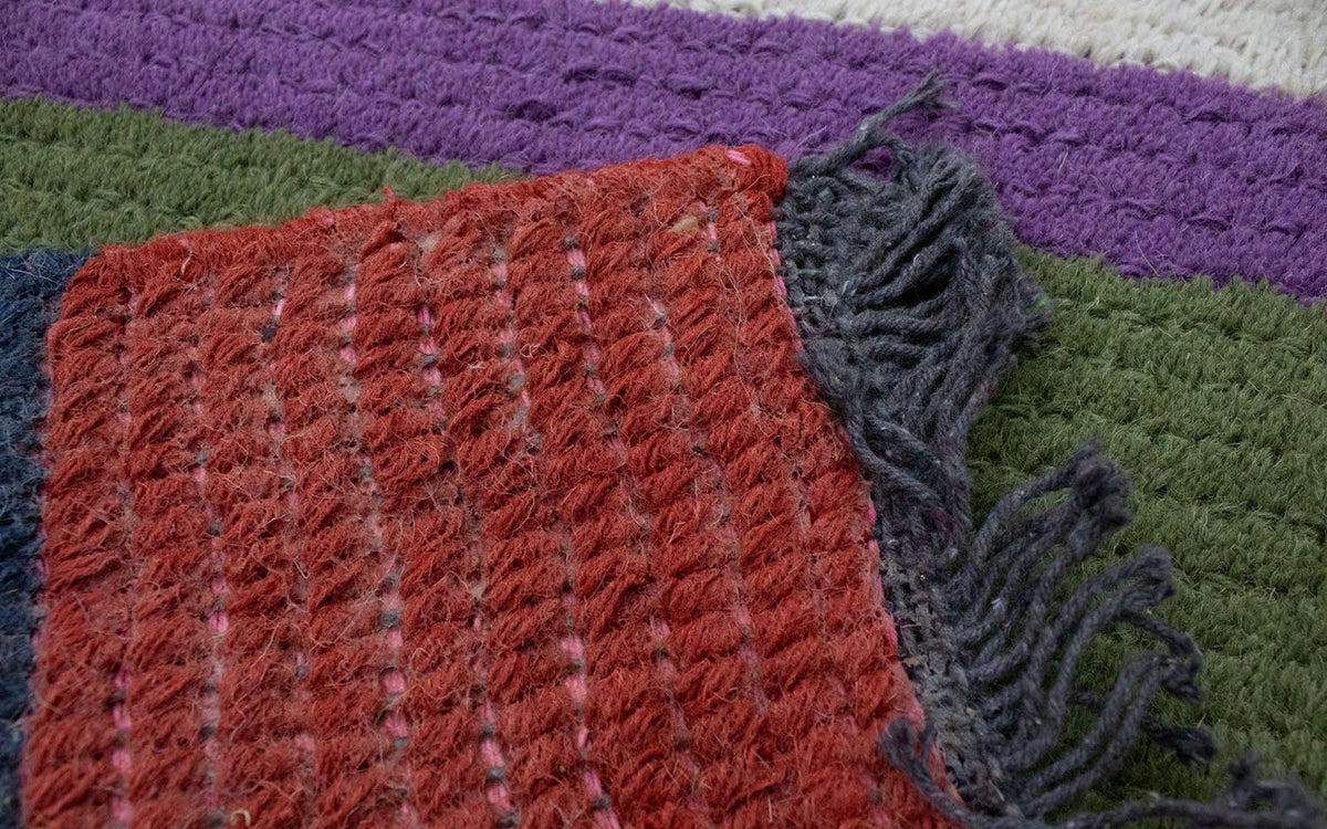 Nepal tapijt - 140 x 70 cm - veelkleurig