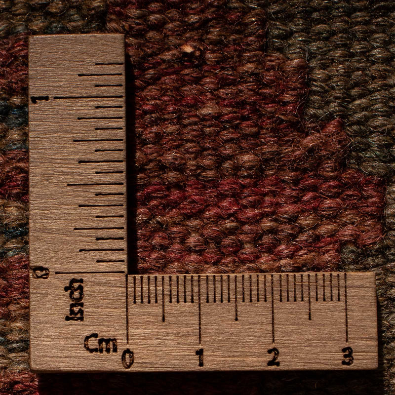 Kelim tapijt - Splash - 125 x 86 cm - bruin