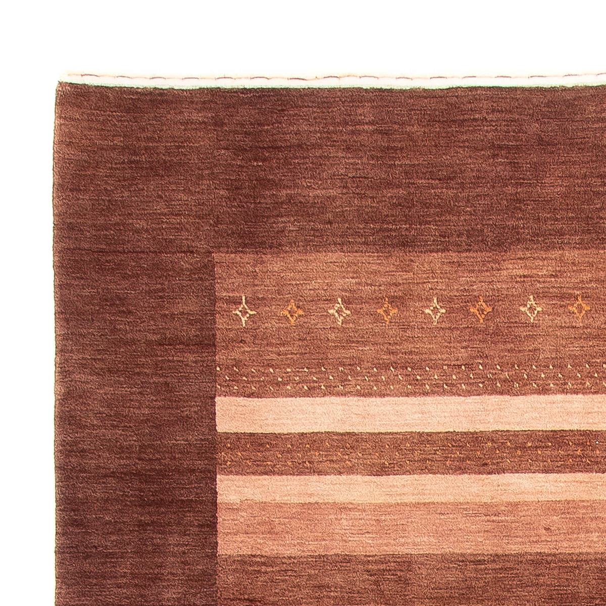 Gabbeh Tapijt - Loribaft Indus - 247 x 172 cm - bruin