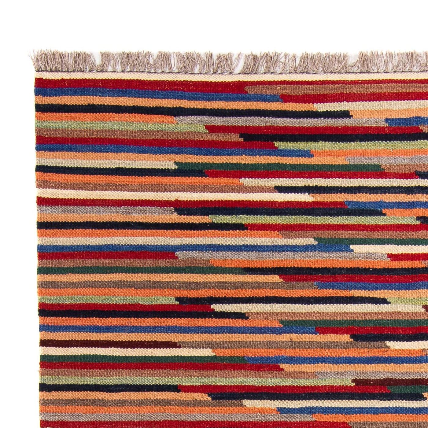 Moderne kilim Tapijt 206x148cm - Wollen tapijt