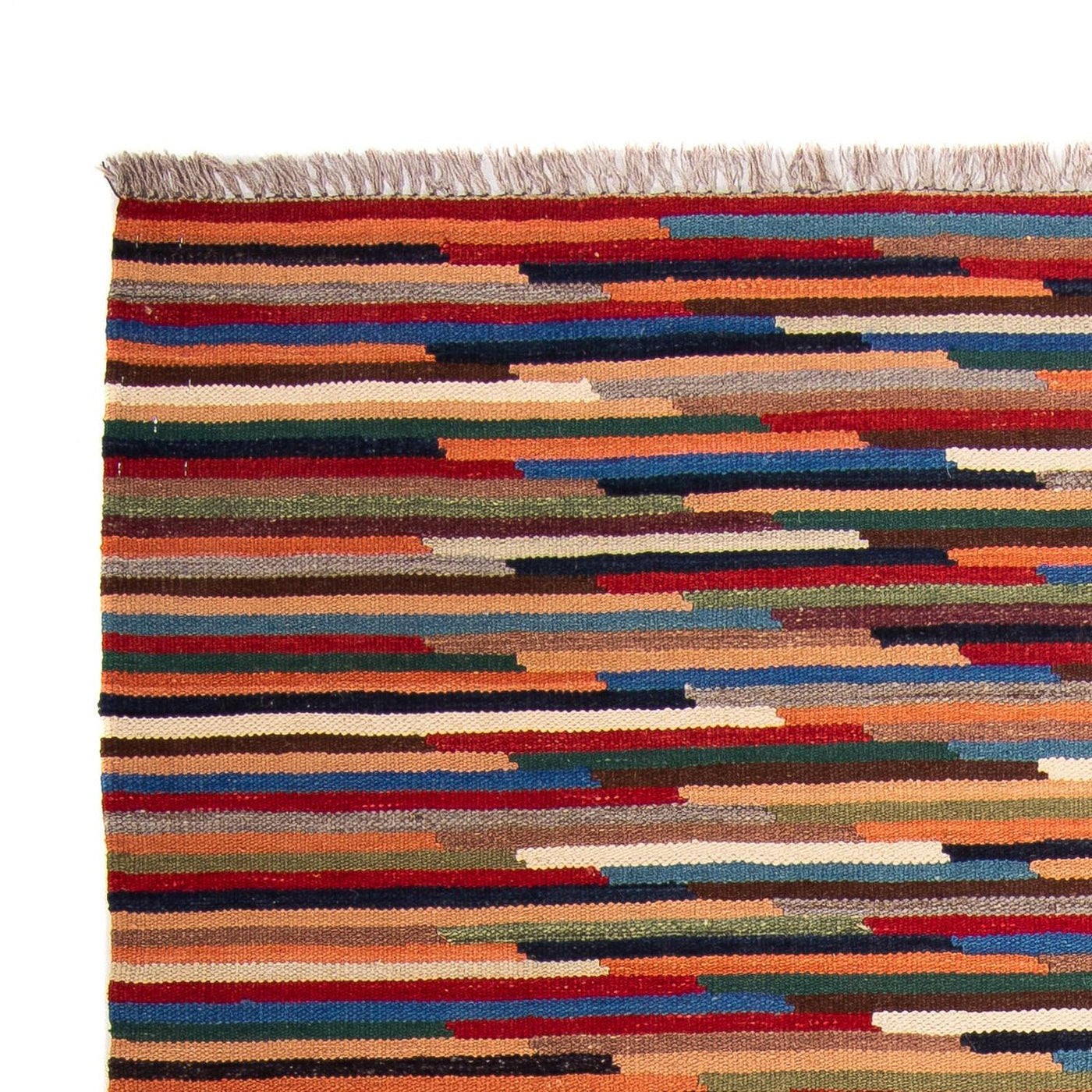 Moderne kilim Tapijt 202x147cm - Wollen tapijt