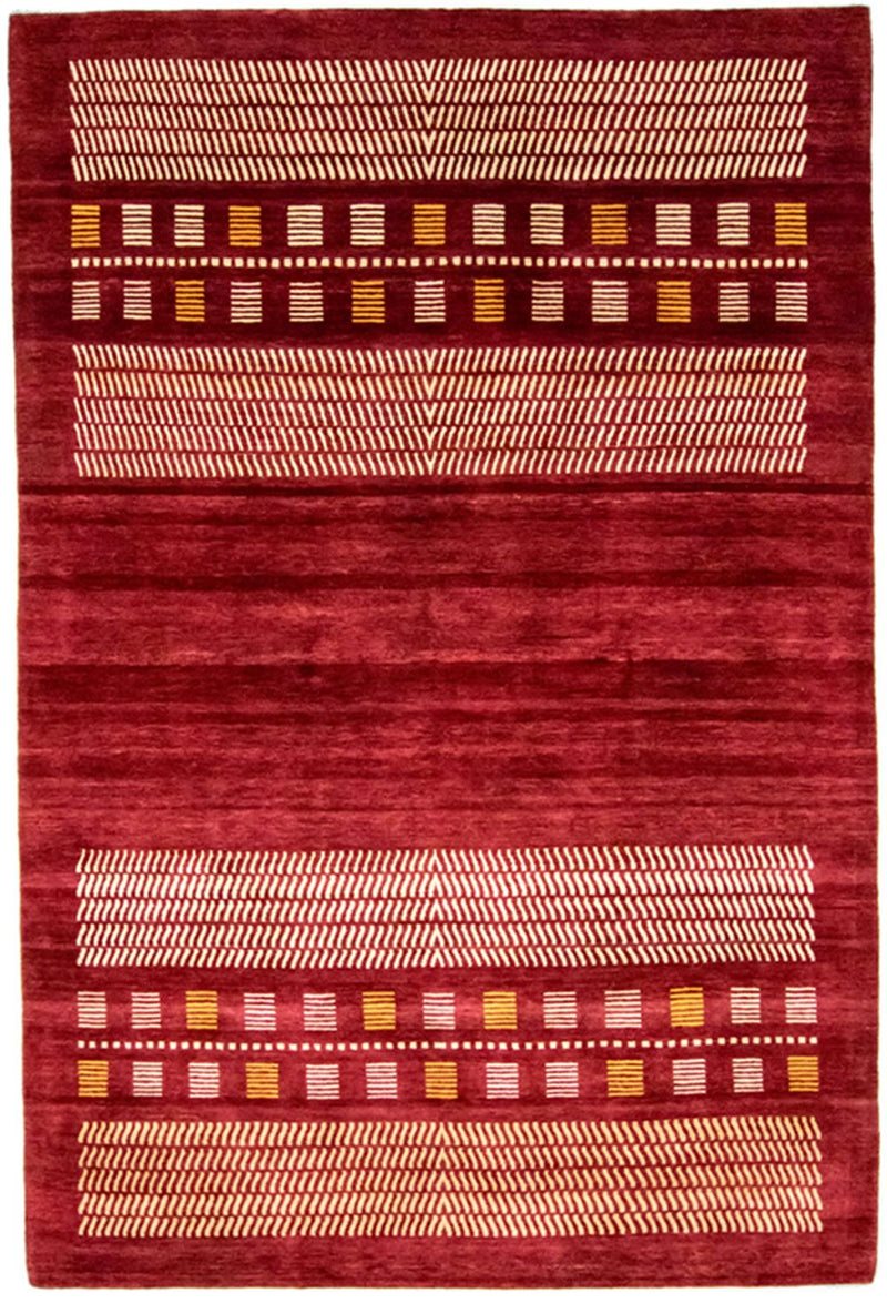 Gabbeh Tapijt - Loribaft Perzisch - 300 x 198 cm - rood