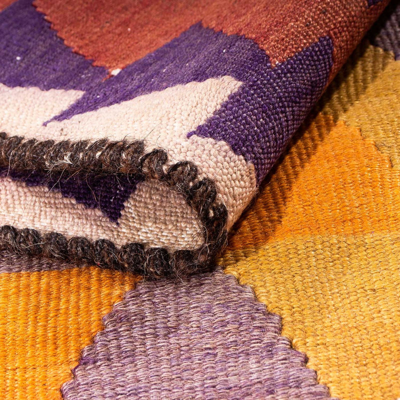 Loper Kelim tapijt - Oud - 310 x 150 cm - veelkleurig