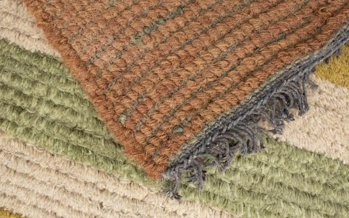 Nepal tapijt - 140 x 70 cm - veelkleurig