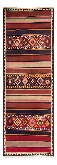 Loper Kelim tapijt - Oud - 360 x 140 cm - veelkleurig