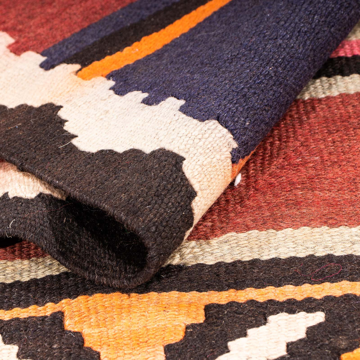 Loper Kelim tapijt - Oud - 360 x 140 cm - veelkleurig