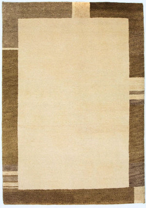 Gabbeh tapijt - Indus - 196 x 143 cm - beige