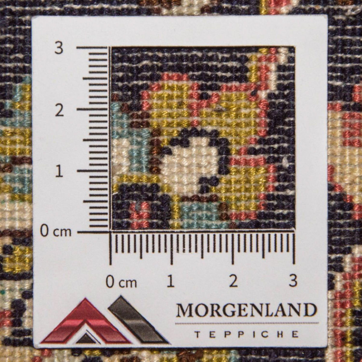 Zijden tapijt - Kashmir Silk - 150 x 93 cm - donkerblauw